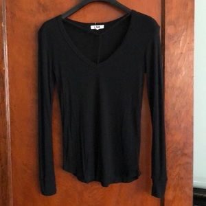 Black LNA long sleeve shirt